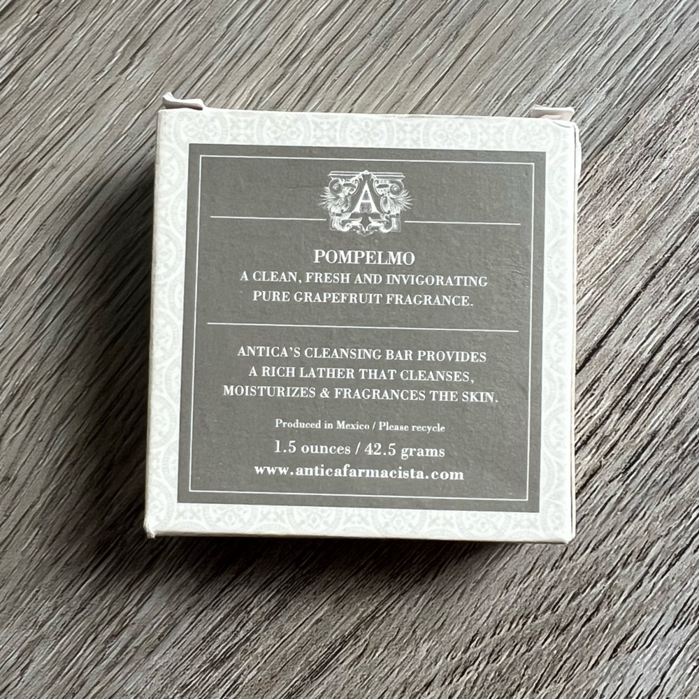 NWT Antica Farmacista Pompelmo Grapefruit Cleansing bar - Picture 2 of 4